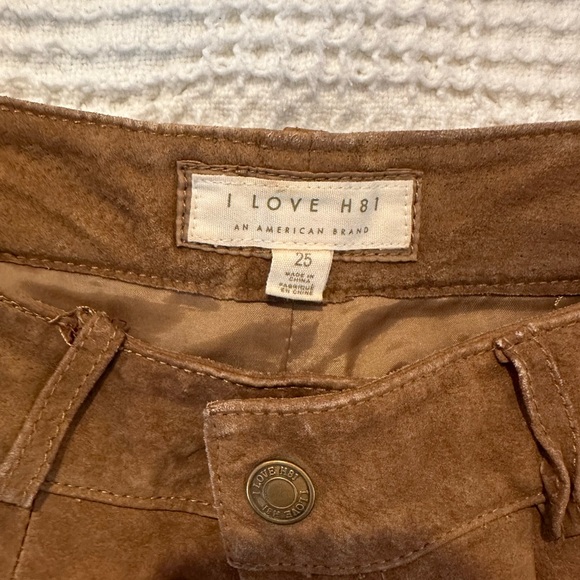 Suede Shorts, size 25 - Picture 3 of 3